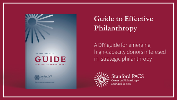 Guide to Effective Philanthropy